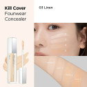 Консилер Clio Kill Cover Founwear Concealer 3 Linen, фото 3 Консилер Clio Kill Cover Founwear Concealer 3 Linen, фото 3